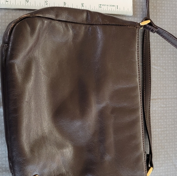 Etienne Aigner Vintage Dark Brown Shoulder Bag - Picture 7 of 10